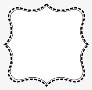 Moldura Borda Traço - Frame Com Fundo Branco Png