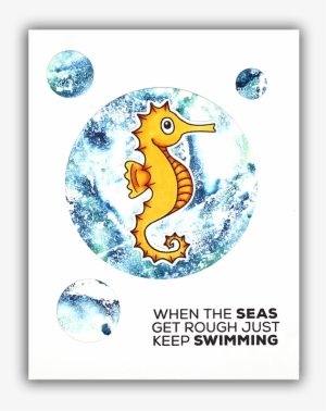 Oxidized Background And Technique Tuesday Seahorse - Northern Seahorse