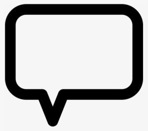 Vector Rectangle Speech Bubble Banner Royalty Free - Facebook Comment Box Vector