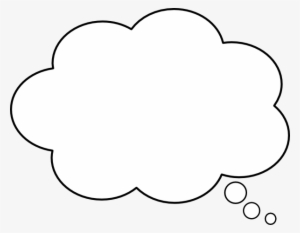 Visit - Thought Bubble Clipart