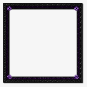 Purple Frame Png - Black Frame 8x10 Png - 1705x1727 PNG Download - PNGkit