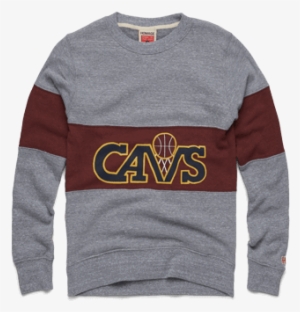Cavs Stripe Crewneck Cleveland Cavaliers Nba Basketball - Sweater