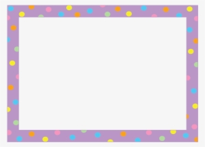 Purple Frame - Poke Dot Frame Transparent