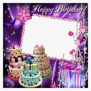 Birthday Photo Frames With Cake