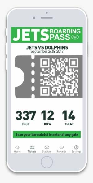 Jetblue Teams With Nfl's Ny Jets For All-mobile 'boarding - September 15 Boarding Pass