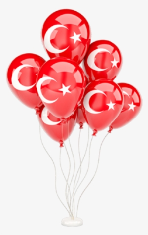 Illustration Of Flag Of Turkey - Portugal Balloons
