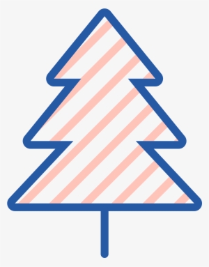 Open - Tree Evergreen Outline