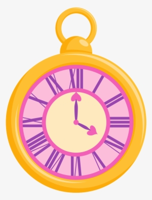 Alice In Wonderland Clipart Clock - Alice In Wonderland Clock Png