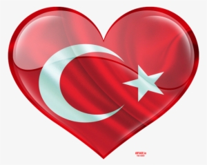 Сердце, Любовь, Турция, Сердечко, Флаг Турции, Love, - Turkish Flag Grunge