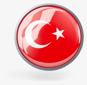 Turkish Flag Icon - Guadeloupe Flag Round Png