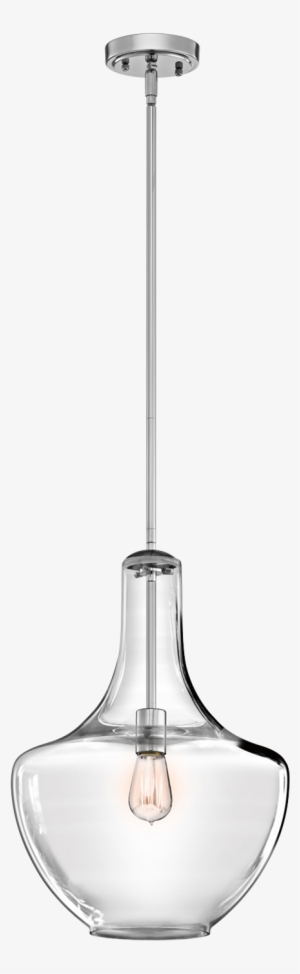 Hanging Light Bulb Png - Kichler Everly Pendant Lighting 42046 In Chrome