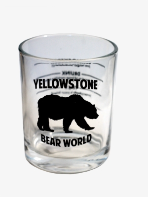 Giant Shot Glass Yellowstone Bear World - Shot Glass