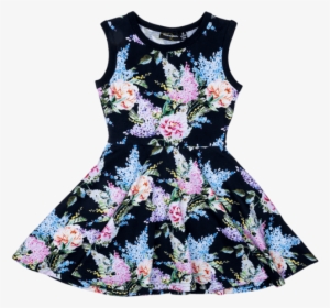 Rock Your Kid Wisteria Waisted Dress - Rock Your Baby Wisteria Singlet Dress