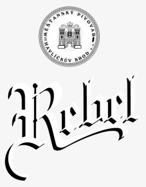 Rebel Logo Black And White - Life