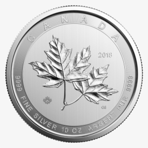 10 Oz Silver Magnificent Maple Leaf Coin Rcm - 10 Oz Silver Maple Leaf