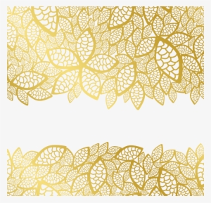 Golden Gold Pattern Patterns Floral Flowers Flower - Textura Visual Hojas