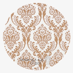 Ascot Lustre Gold Paper - Kaisercraft Christmas - Printed Tape - Damask - Purple