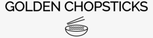 Golden Chopsticks Logo Black - Golden Chopsticks