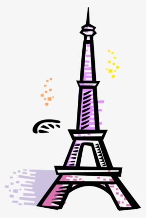 France Vector Image Illustration Of On Champ - Clipart Paris France