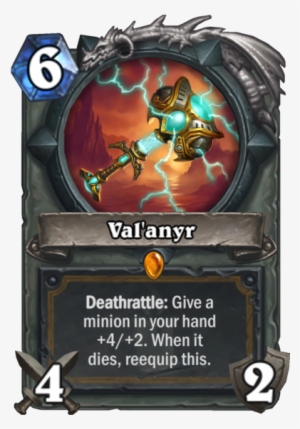 All Nine Of The Game's Classes Will Receive A Legendary - Val Anyr Hearthstone