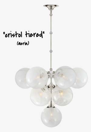 Cristol Tiered Chandelier By Aerin - Chandelier