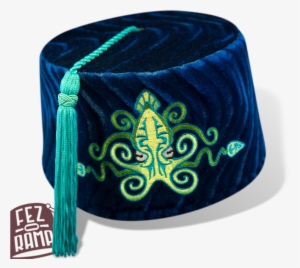 Blue Kraken Fez - Custom Fez