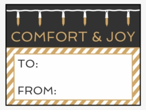 String Light Gift Tag Labels - Label