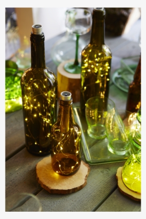 String Lights Bottle Stop 40 Leds Light Essentials - Glass Bottle