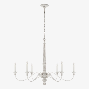 Country Large Chandelier In Belgian White - Visual Comfort Studio Country Chandelier In Belgian