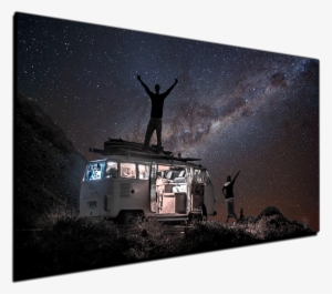 Milkyway Vw Bus - Canvas Print