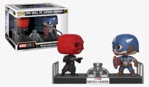 Marvel Movie Moments Captain America Vs - Captain America Vs Red Skull Funko Pop
