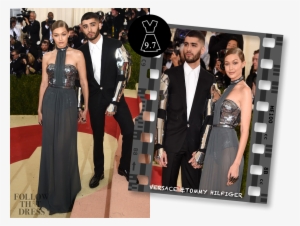 Gigi Hadid In Tommy Hilfiger & Zayn Malik In Versace - Met Gala Men Outfit
