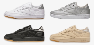 White, Diamond, Black And Oatmeal Reebok Classic Club - Reebok Gigi Hadid Shoes