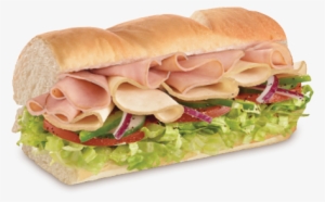 6" Turkey Ham And Cheese With All The Veges - Cold Cut Sandwiches Png