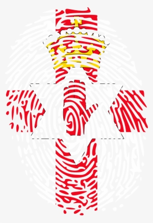 Fingerprints Flag North Ireland 1479262 - Fingerprint Clipart Black And White
