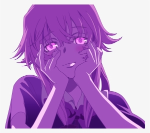 Future Diary Png Clipart Black And White Stock - Mirai Nikki Yuno