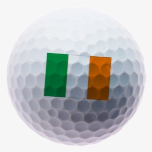 Irish Flag Printed Golf Balls - Happy Birthday Golfing Sister
