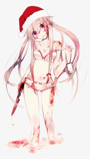 “ Transparent Yuno Gasai Santa Hat Source - Yuno Anime Girl Transparent