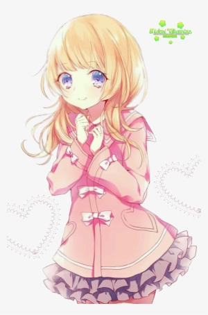 Aw This Anime Girl Looks Really Cute -credit To Really - Anime Girl Pink Render