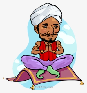 Genie On Magic Carpet