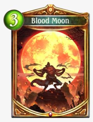 Unevolved Blood Moon - Shadowverse Bloodcraft Mask Of The Black Death