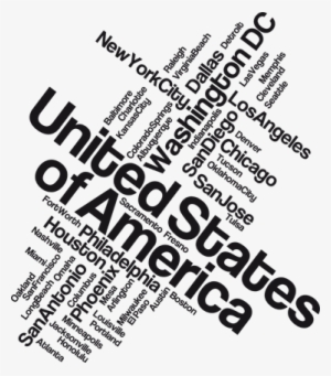 Usa Text Wall Sticker - Women America Printed Canvas Tote Shoulder Bag