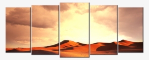 Sunrise Beautiful Desert Landscape Canvas Wall Art - Canvas