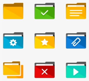 Folders 36 Icons - Icon Folder Pack Png