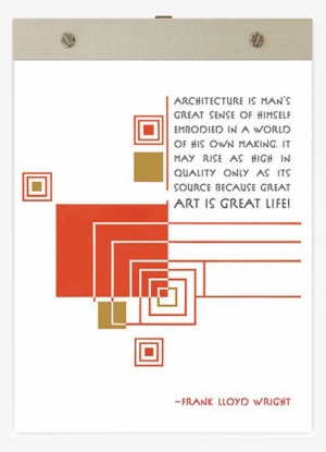 Frank Lloyd Wright Wall Art Set - Book