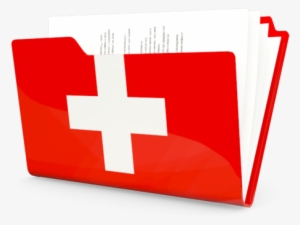 Red Cross Folder Icon