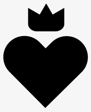 Heart Crown Rubber Stamp - Sugar Beet Icon