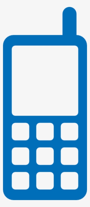 Mobile Clip Art At - Mobile Icon Png Blue