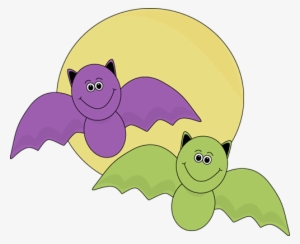 Flying Halloween Bats Clip Art - Bat Cartoon Clip Art