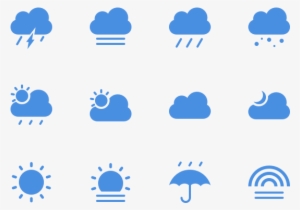 12 Weather Icons Sketch Freebie - Weather